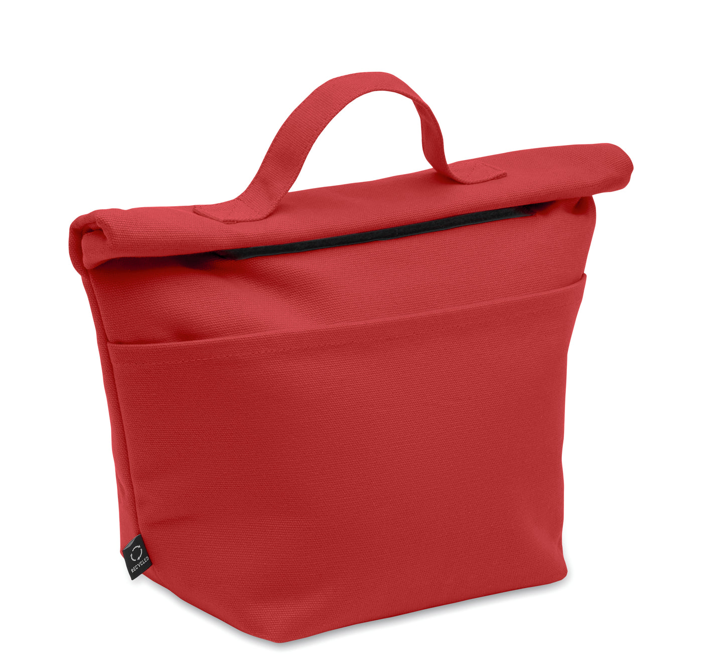Kühltasche aus aus recyceltem Polycotton (70% recycelte Baumwolle 30% recycelter Polyester) mit