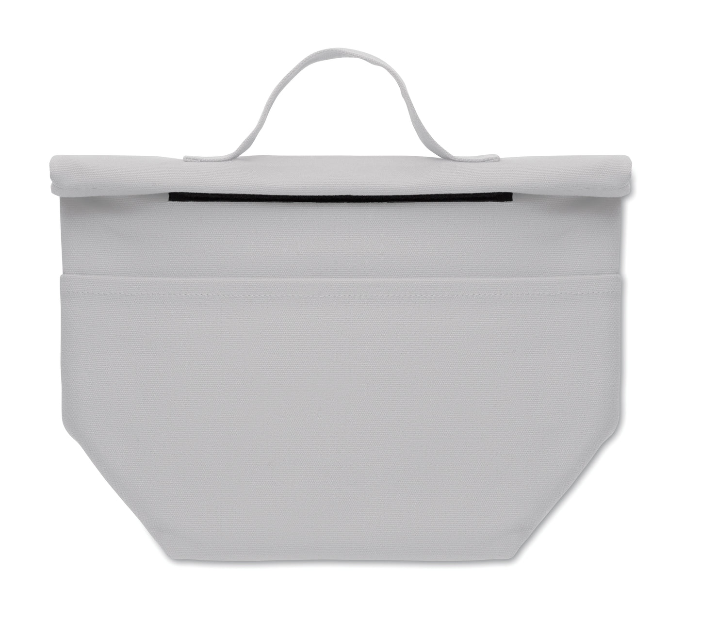 Kühltasche aus aus recyceltem Polycotton (70% recycelte Baumwolle 30% recycelter Polyester) mit