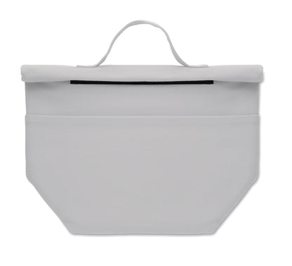Kühltasche aus aus recyceltem Polycotton (70% recycelte Baumwolle 30% recycelter Polyester) mit