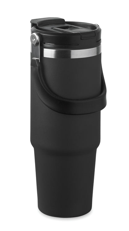 Doppelwandiger Trinkbecher aus recyceltem Edelstahl (90 % recycelter Edelstahl und 10 %