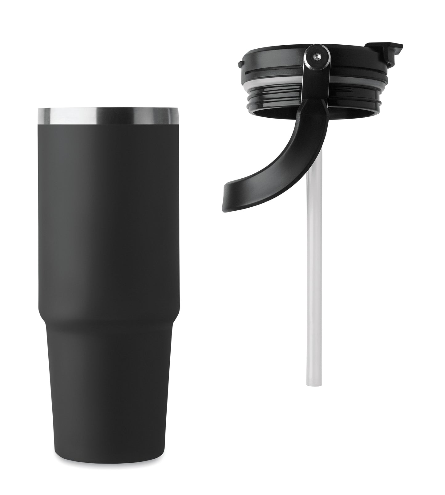 Doppelwandiger Trinkbecher aus recyceltem Edelstahl (90 % recycelter Edelstahl und 10 %