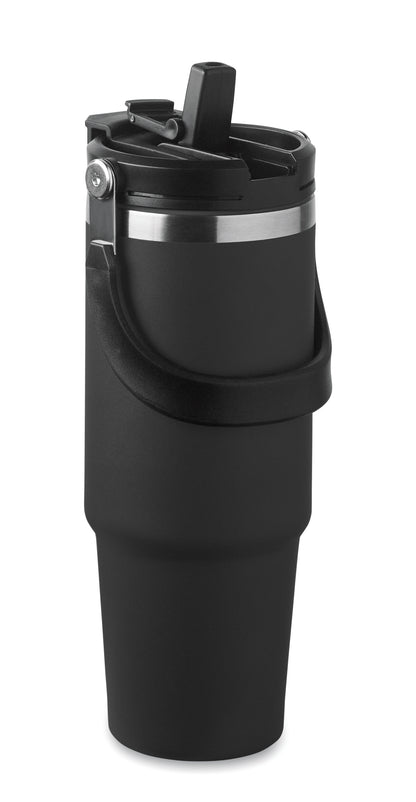 Doppelwandiger Trinkbecher aus recyceltem Edelstahl (90 % recycelter Edelstahl und 10 %