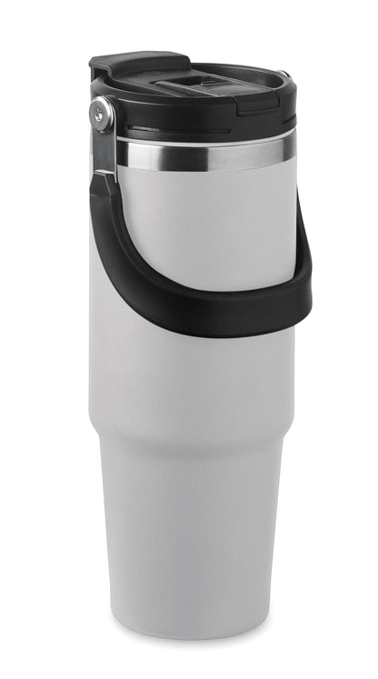 Doppelwandiger Trinkbecher aus recyceltem Edelstahl (90 % recycelter Edelstahl und 10 %