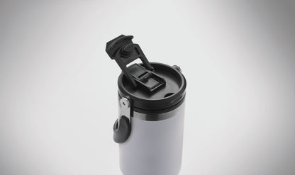 Doppelwandiger Trinkbecher aus recyceltem Edelstahl (90 % recycelter Edelstahl und 10 %