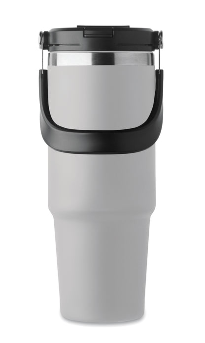 Doppelwandiger Trinkbecher aus recyceltem Edelstahl (90 % recycelter Edelstahl und 10 %