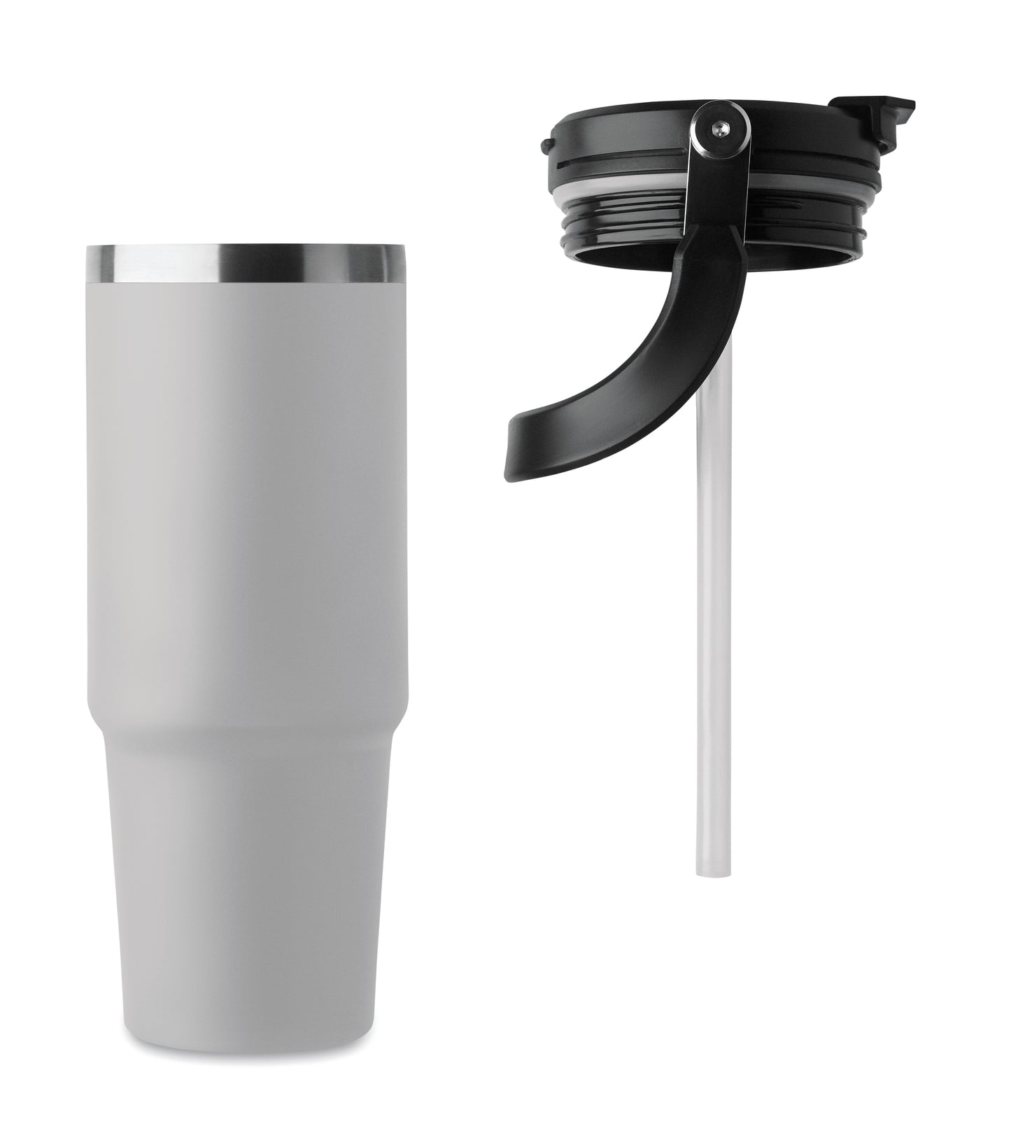 Doppelwandiger Trinkbecher aus recyceltem Edelstahl (90 % recycelter Edelstahl und 10 %