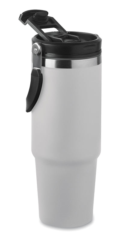 Doppelwandiger Trinkbecher aus recyceltem Edelstahl (90 % recycelter Edelstahl und 10 %