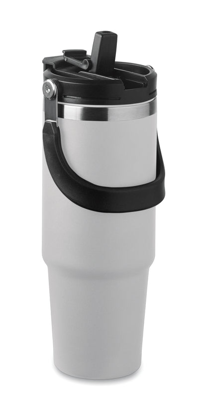 Doppelwandiger Trinkbecher aus recyceltem Edelstahl (90 % recycelter Edelstahl und 10 %