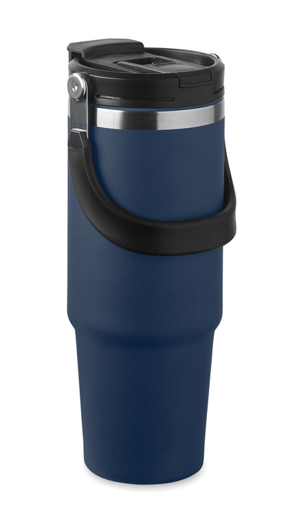 Doppelwandiger Trinkbecher aus recyceltem Edelstahl (90 % recycelter Edelstahl und 10 %