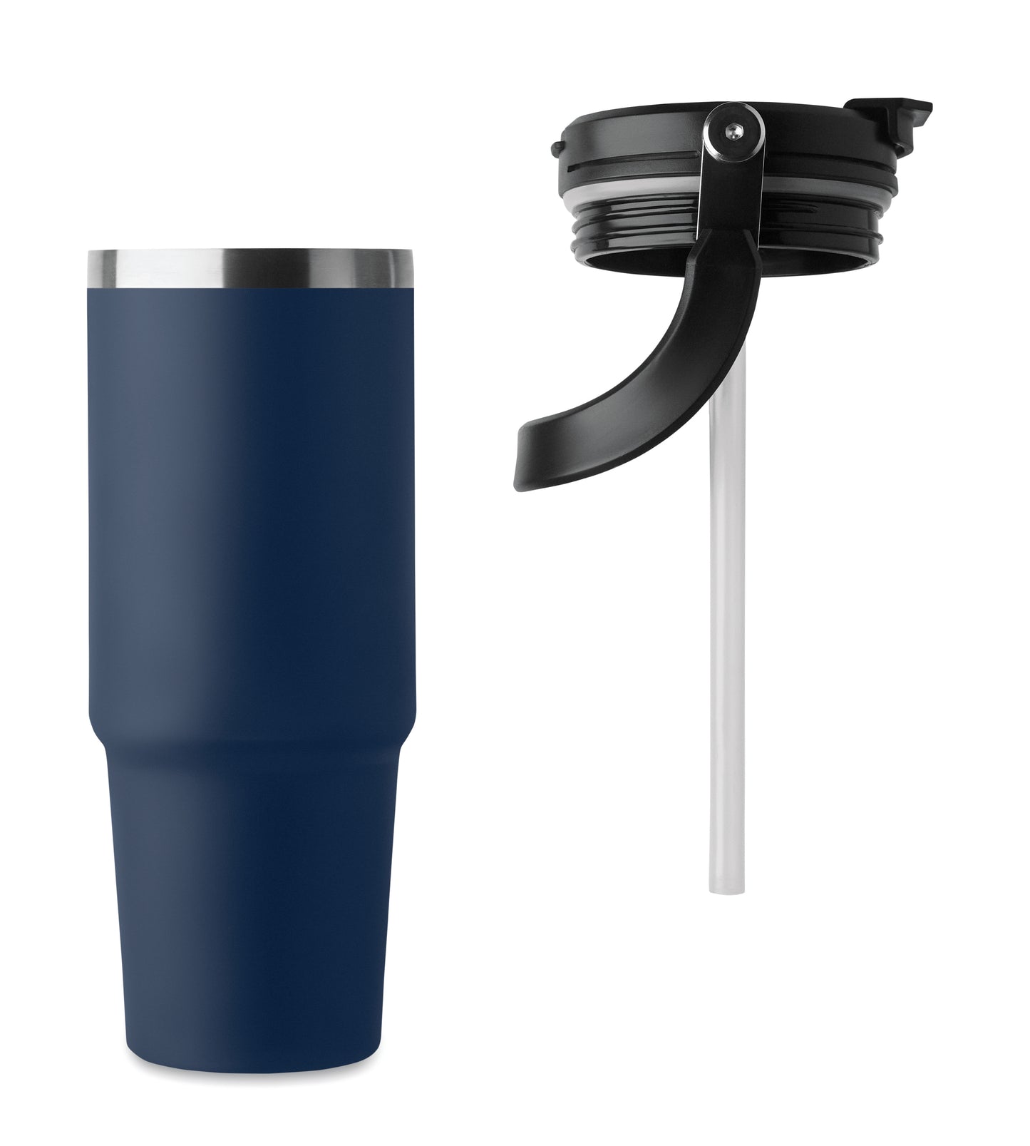 Doppelwandiger Trinkbecher aus recyceltem Edelstahl (90 % recycelter Edelstahl und 10 %