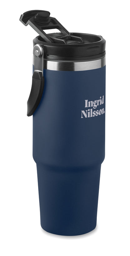 Doppelwandiger Trinkbecher aus recyceltem Edelstahl (90 % recycelter Edelstahl und 10 %