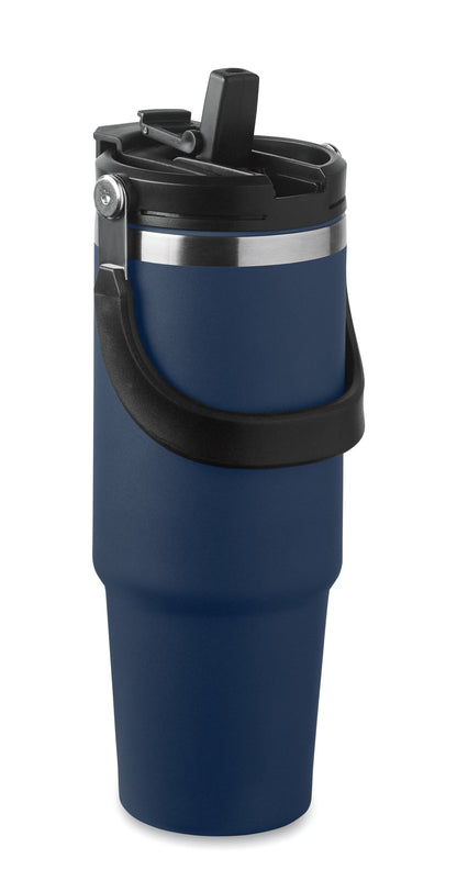 Doppelwandiger Trinkbecher aus recyceltem Edelstahl (90 % recycelter Edelstahl und 10 %