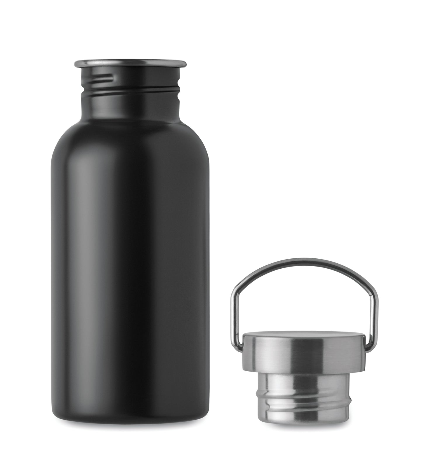 Einwandige Flasche aus recyceltem Edelstahl (90 % recycelter Edelstahl und 10 %
