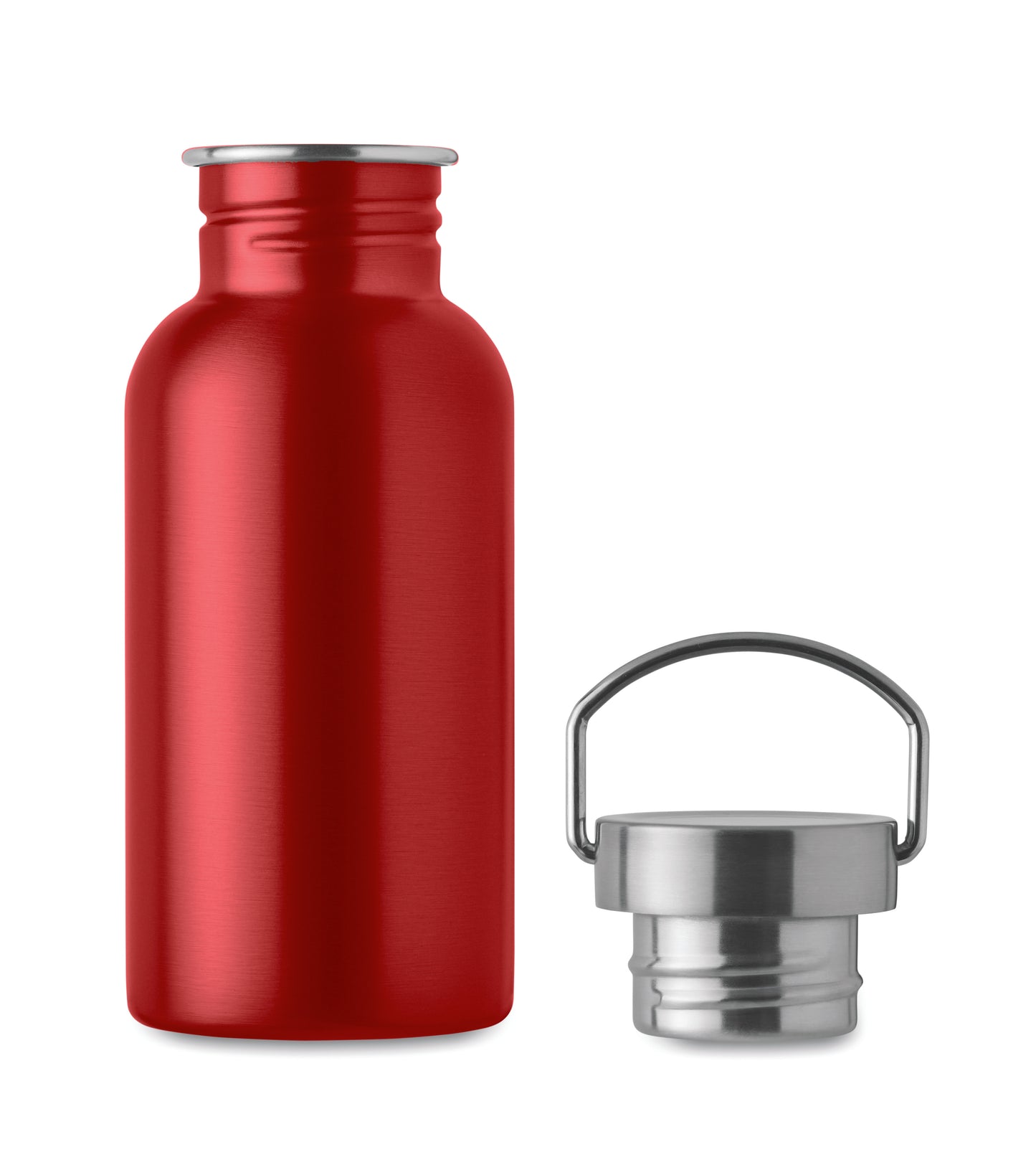 Einwandige Flasche aus recyceltem Edelstahl (90 % recycelter Edelstahl und 10 %