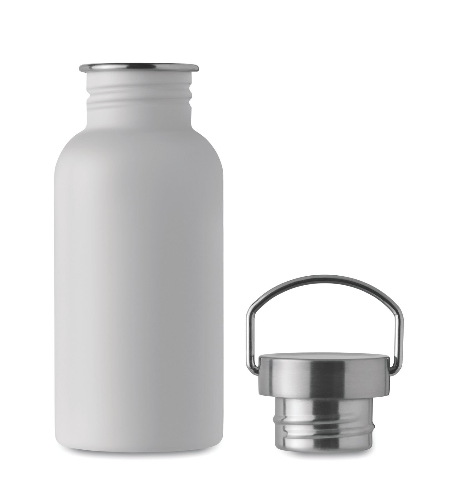 Einwandige Flasche aus recyceltem Edelstahl (90 % recycelter Edelstahl und 10 %