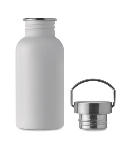 Einwandige Flasche aus recyceltem Edelstahl (90 % recycelter Edelstahl und 10 %
