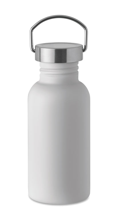 Einwandige Flasche aus recyceltem Edelstahl (90 % recycelter Edelstahl und 10 %
