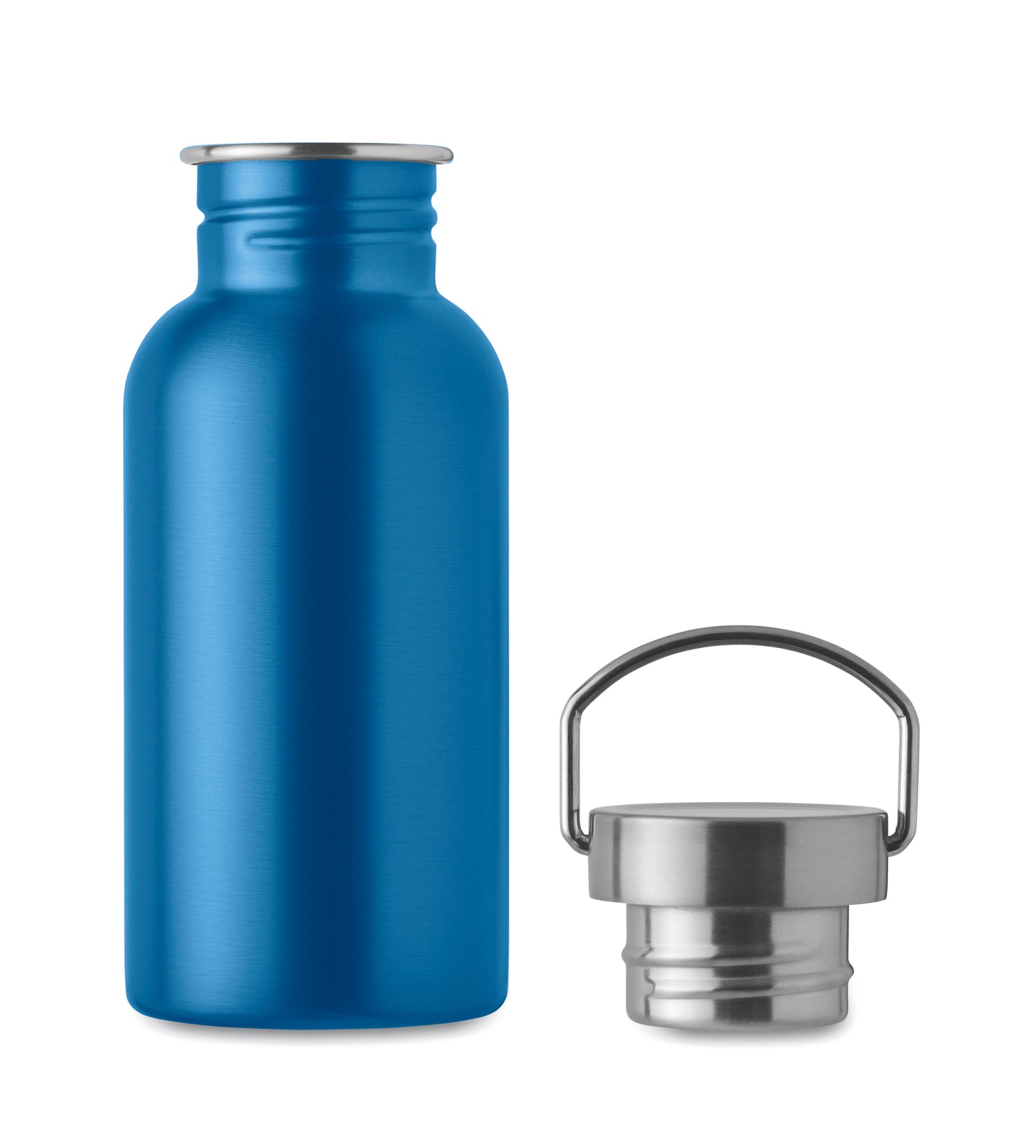 Einwandige Flasche aus recyceltem Edelstahl (90 % recycelter Edelstahl und 10 %