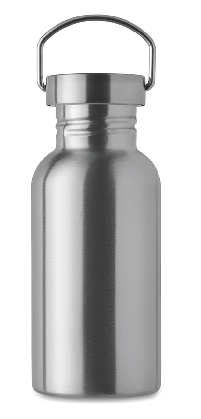 Einwandige Flasche aus recyceltem Edelstahl (90 % recycelter Edelstahl und 10 %