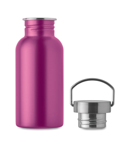 Einwandige Flasche aus recyceltem Edelstahl (90 % recycelter Edelstahl und 10 %