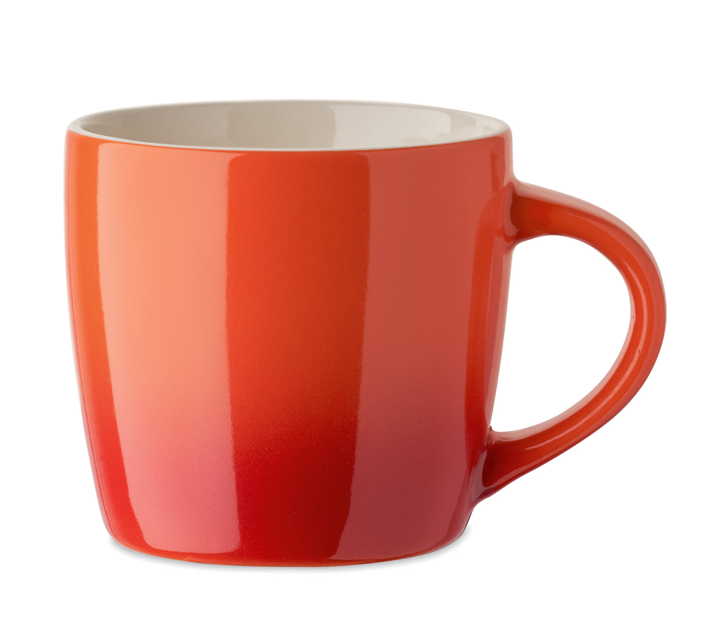 Becher aus Keramik mit Farbverlauf. Füllmenge: 300 ml.