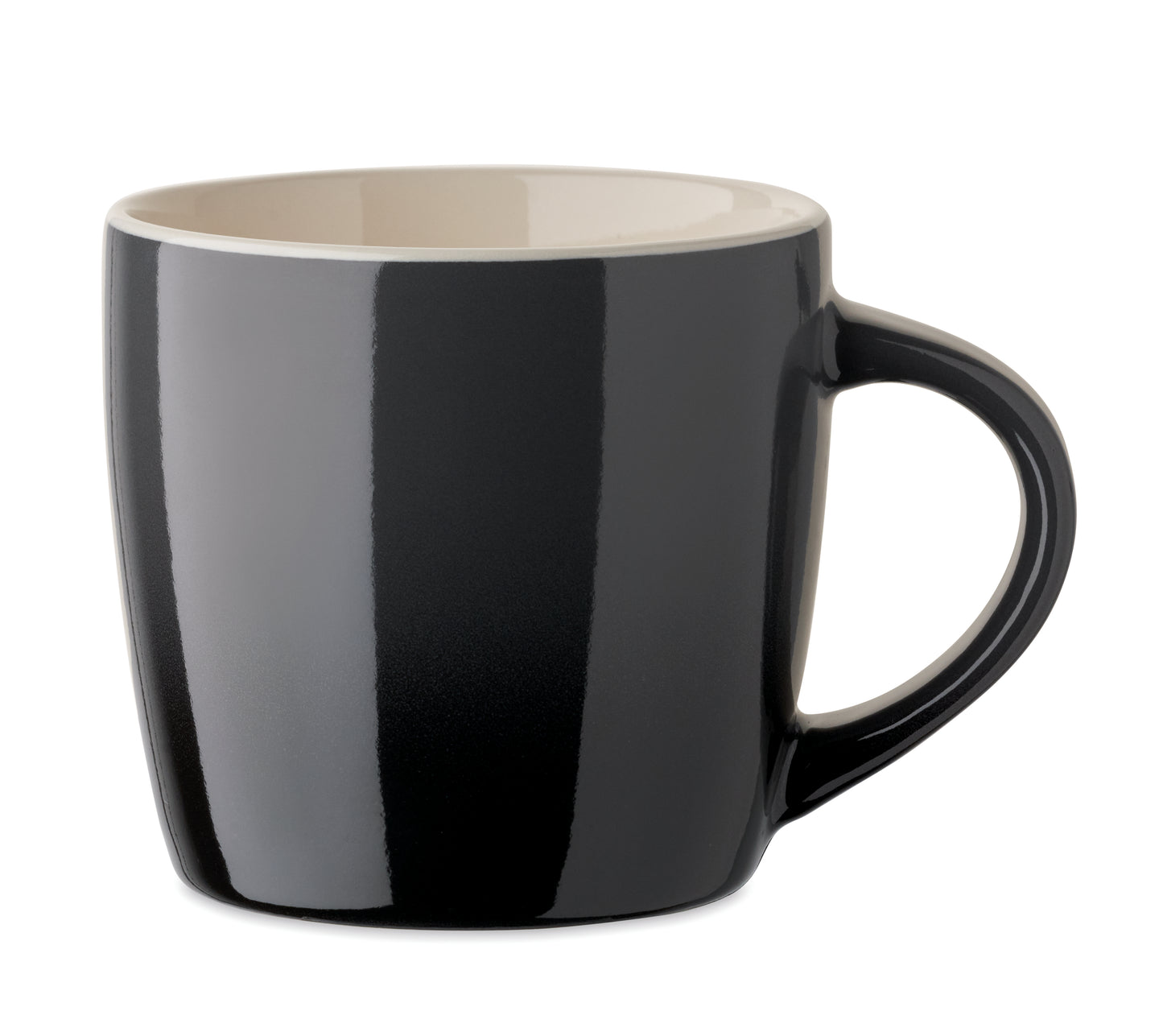 Becher aus Keramik mit Farbverlauf. Füllmenge: 300 ml.