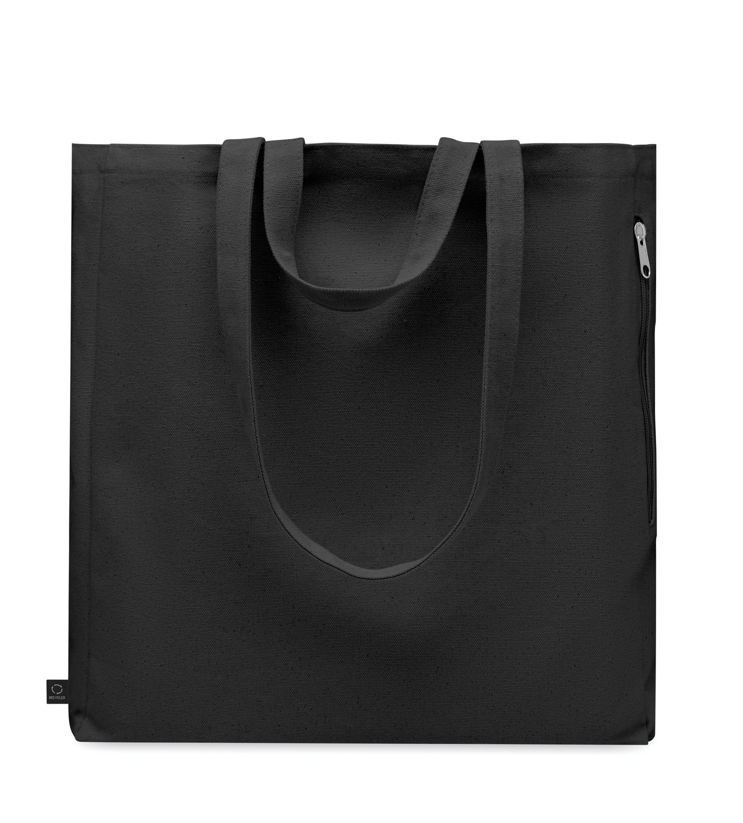 Einkaufs- oder Strandtasche aus recyceltem Polycotton (70 % recycelte Baumwolle 30 %