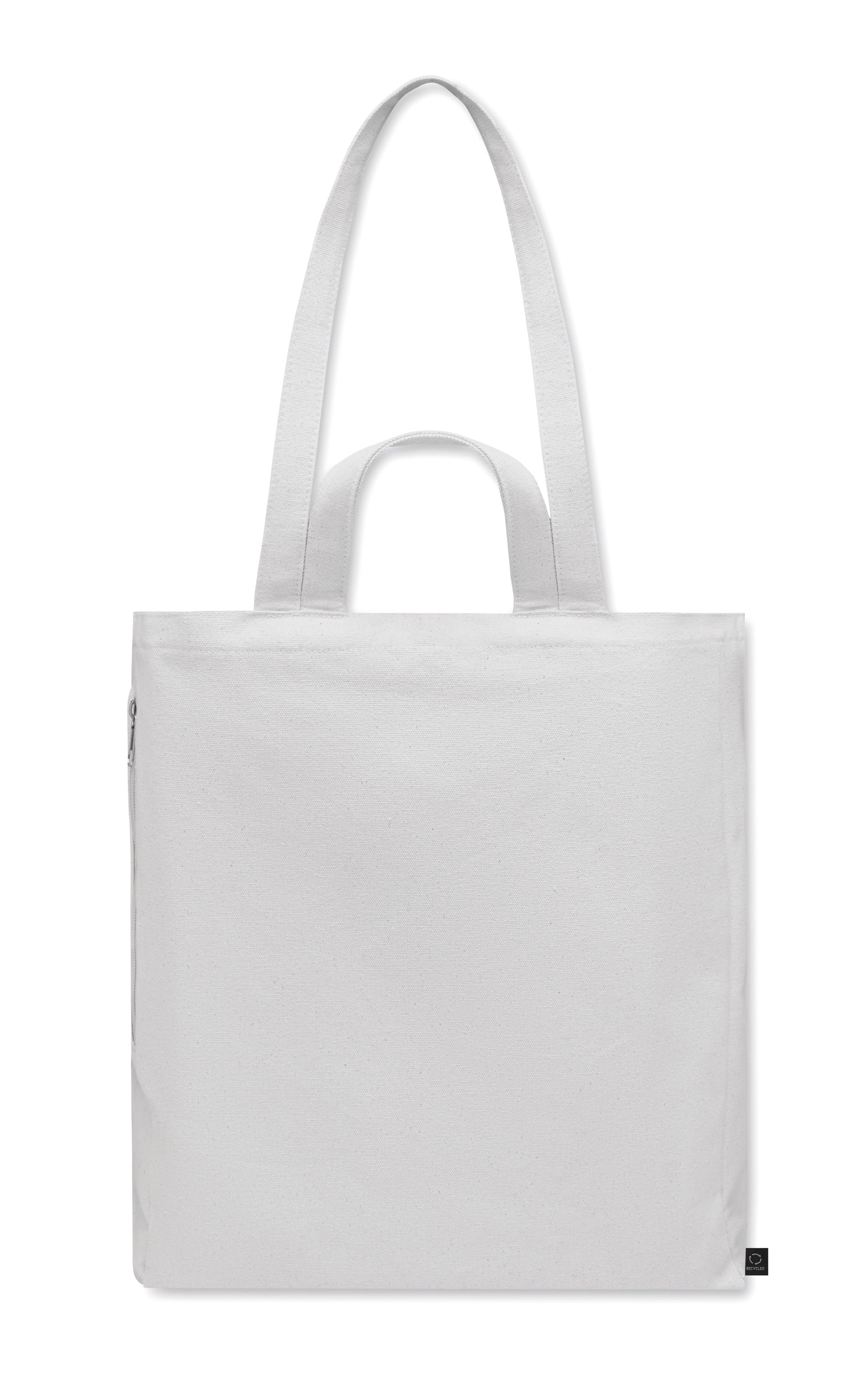 Einkaufs- oder Strandtasche aus recyceltem Polycotton (70 % recycelte Baumwolle 30 %