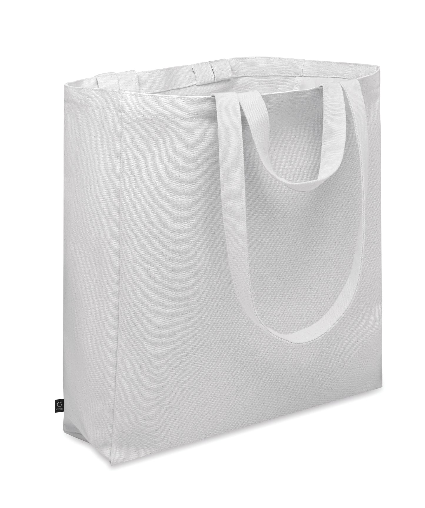 Einkaufs- oder Strandtasche aus recyceltem Polycotton (70 % recycelte Baumwolle 30 %