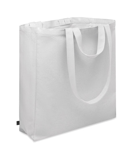 Einkaufs- oder Strandtasche aus recyceltem Polycotton (70 % recycelte Baumwolle 30 %