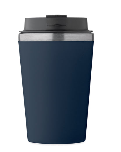 Doppelwandiger Trinkbecher. Äußere Schicht aus PP Innenwand aus recyceltem Edelstahl (90 %