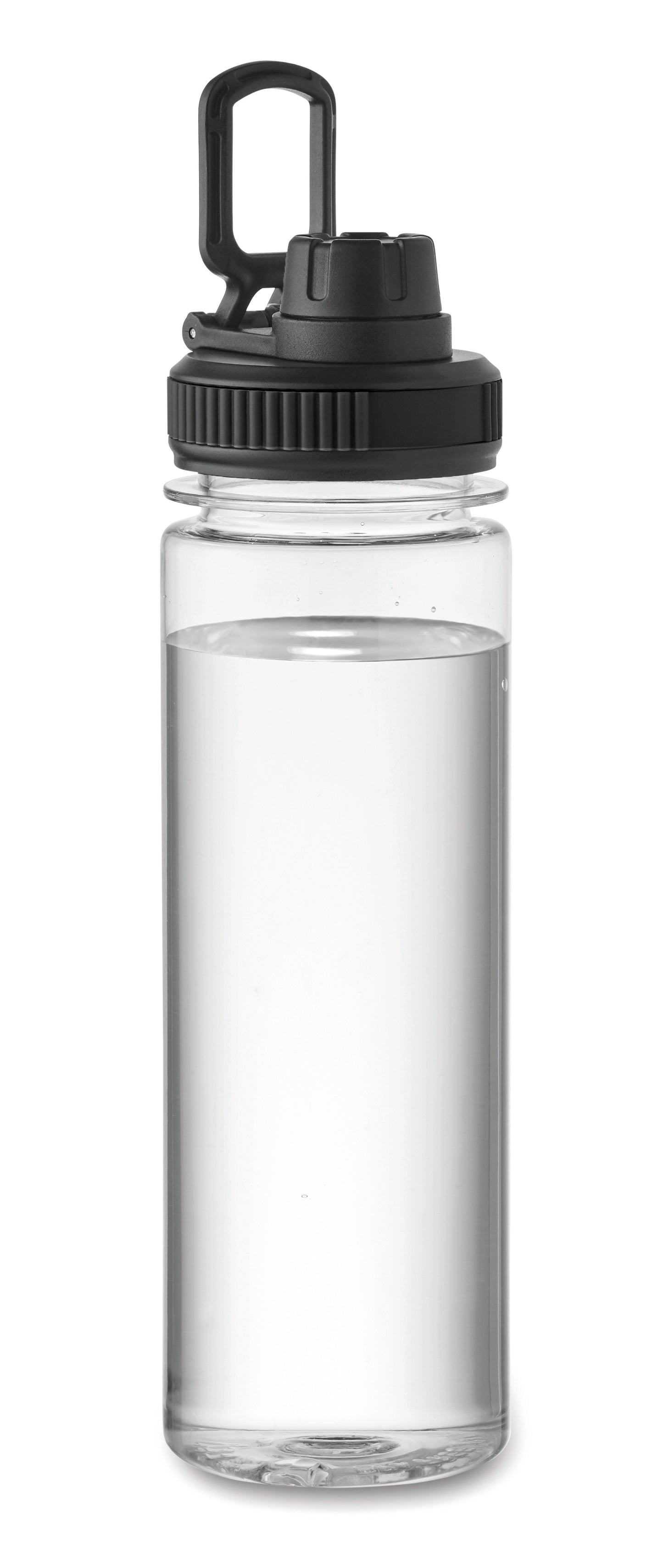 Trinkflasche aus RPET mit Verschluss aus PP. Füllmenge: 750 ml.