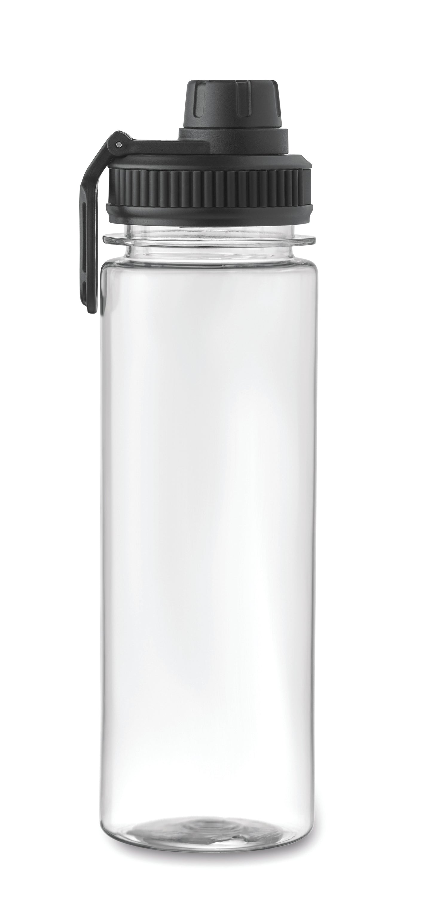 Trinkflasche aus RPET mit Verschluss aus PP. Füllmenge: 750 ml.