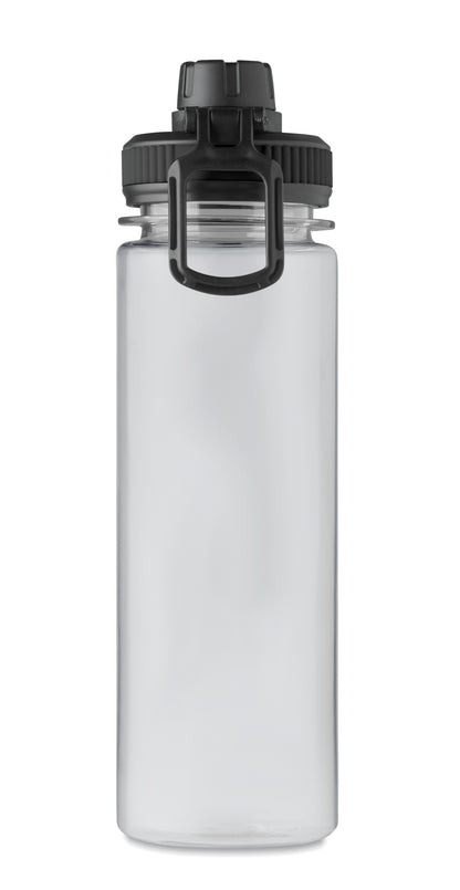 Trinkflasche aus RPET mit Verschluss aus PP. Füllmenge: 750 ml.