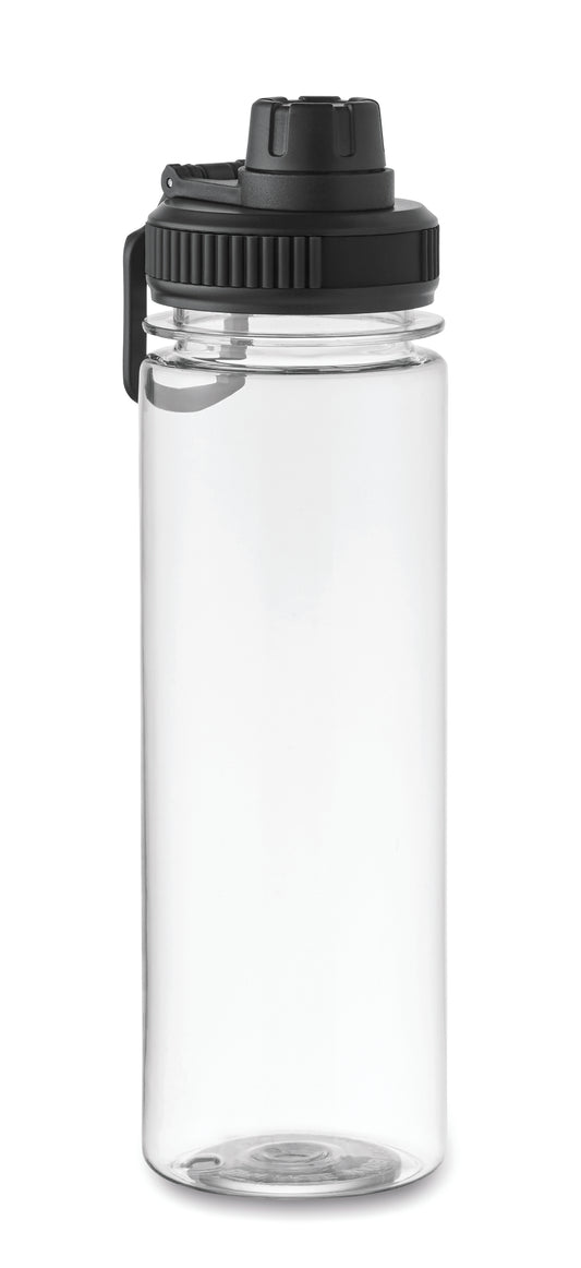 Trinkflasche aus RPET mit Verschluss aus PP. Füllmenge: 750 ml.