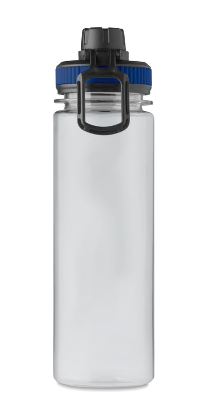 Trinkflasche aus RPET mit Verschluss aus PP. Füllmenge: 750 ml.