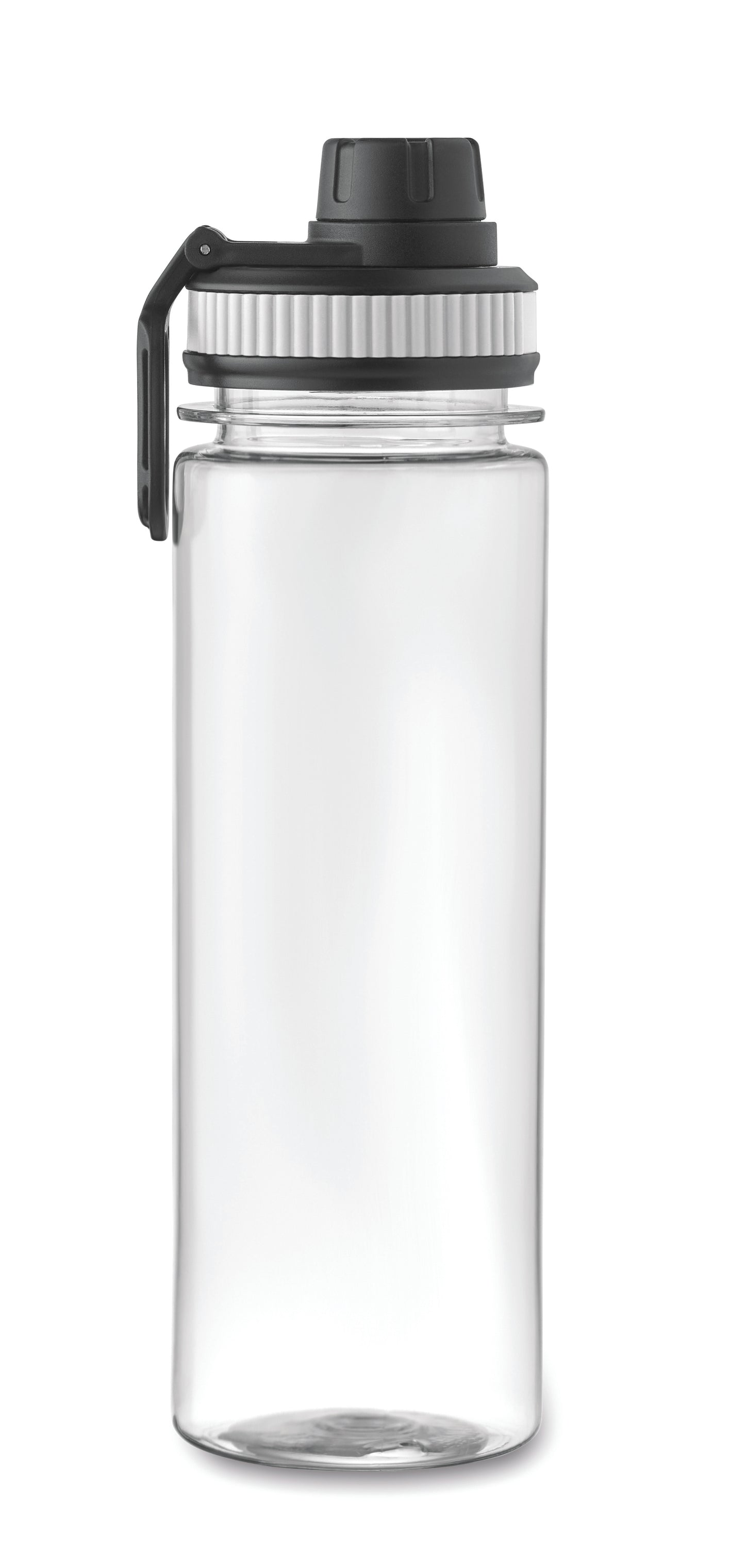 Trinkflasche aus RPET mit Verschluss aus PP. Füllmenge: 750 ml.