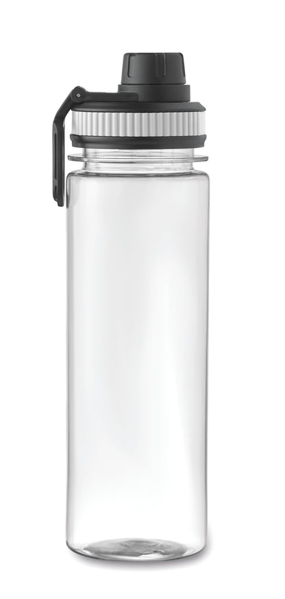 Trinkflasche aus RPET mit Verschluss aus PP. Füllmenge: 750 ml.