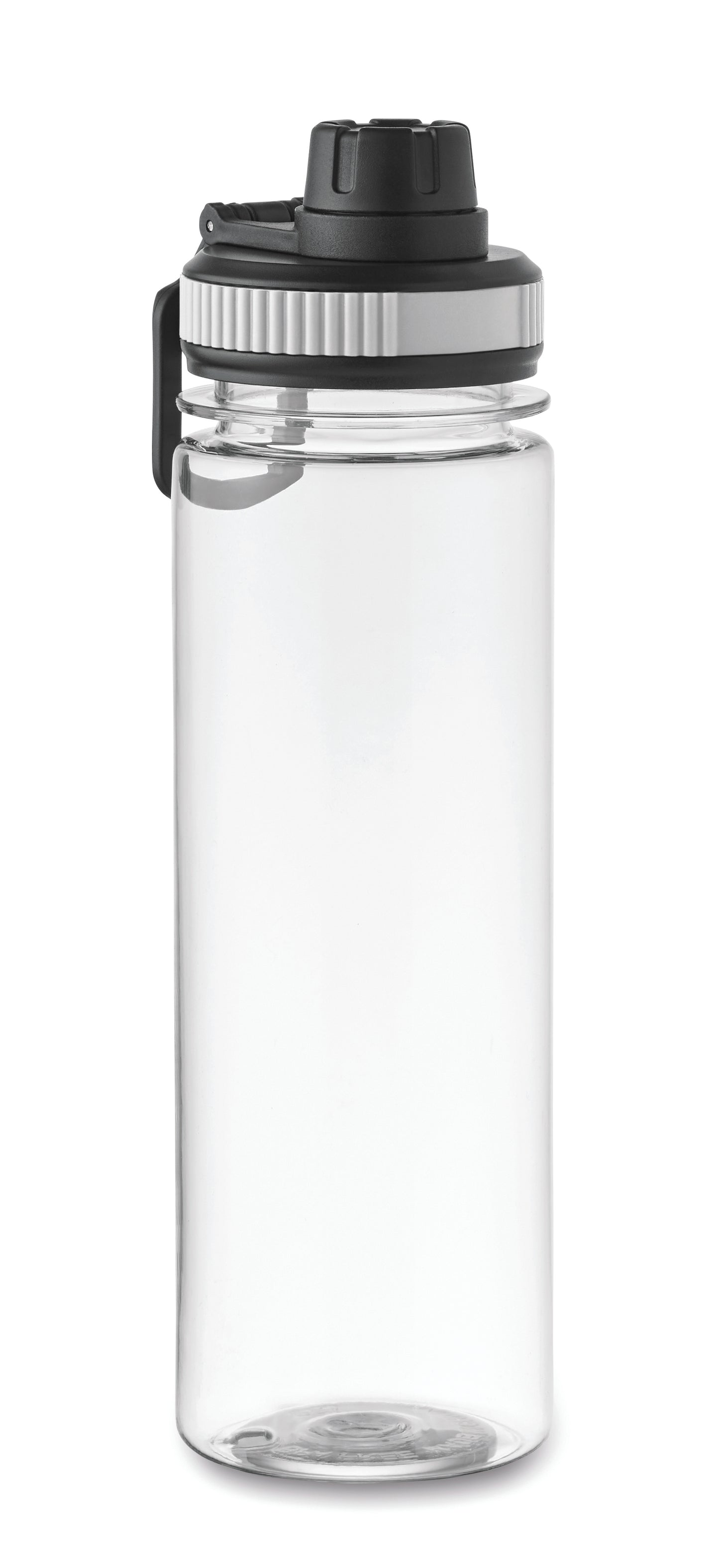 Trinkflasche aus RPET mit Verschluss aus PP. Füllmenge: 750 ml.