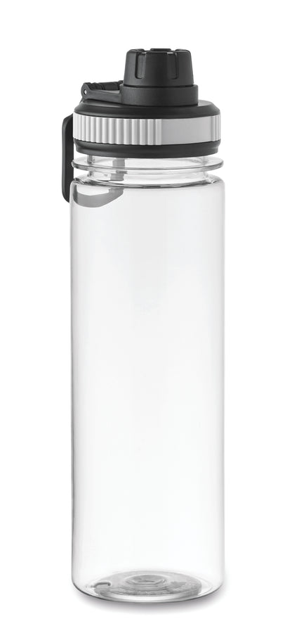Trinkflasche aus RPET mit Verschluss aus PP. Füllmenge: 750 ml.
