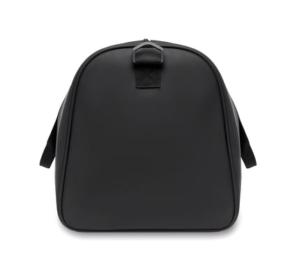 Sport- oder Reisetasche aus weichem PU mit schaumstoffverstärktem Boden. Hauptfach und Fronttasche