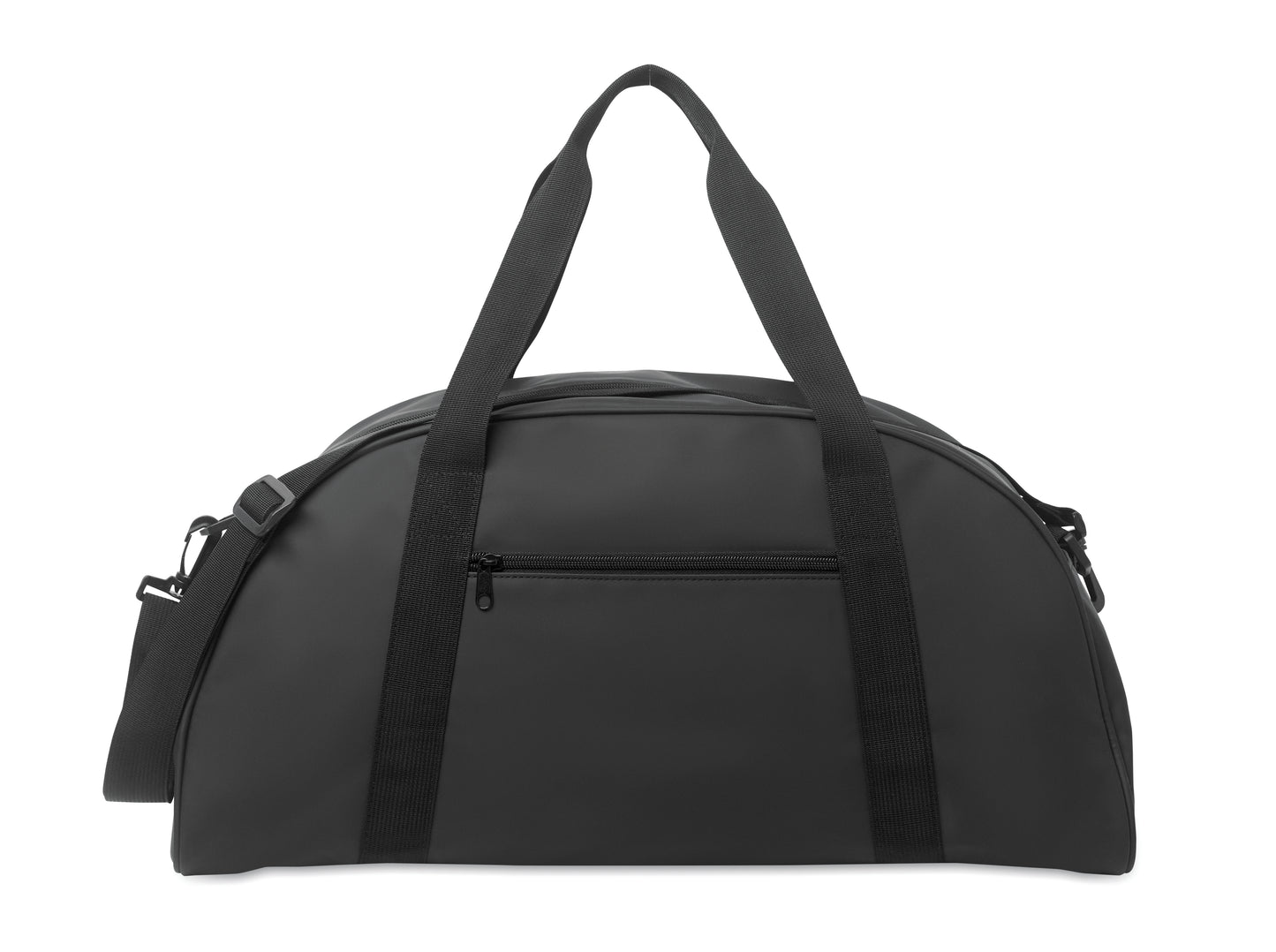 Sport- oder Reisetasche aus weichem PU mit schaumstoffverstärktem Boden. Hauptfach Fronttasche und