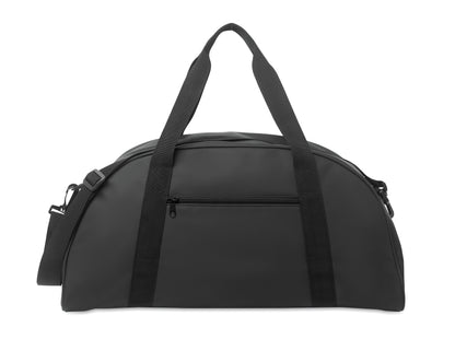 Sport- oder Reisetasche aus weichem PU mit schaumstoffverstärktem Boden. Hauptfach Fronttasche und
