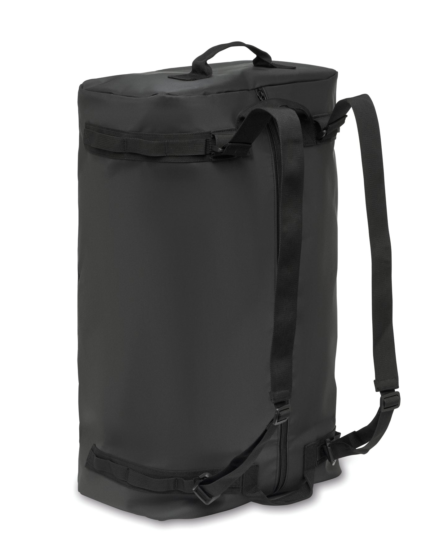 Große Sport- oder Reisetasche auch als Rucksack verwendbar. 50C-Plane. Innenfach mit Reißverschluss.