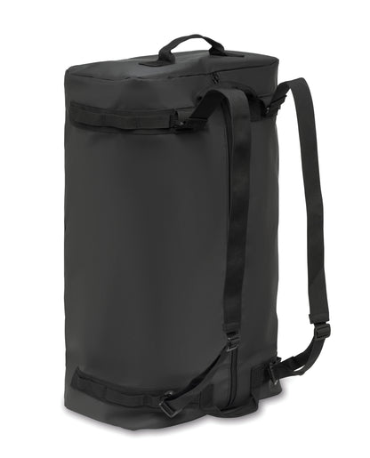 Große Sport- oder Reisetasche auch als Rucksack verwendbar. 50C-Plane. Innenfach mit Reißverschluss.