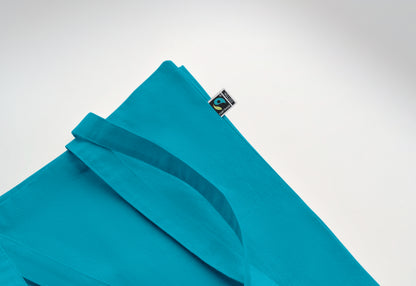 Einkaufstasche aus Fairtrade-Baumwolle mit langen Tragegriffen und Bodenfalz. 180 g/m².