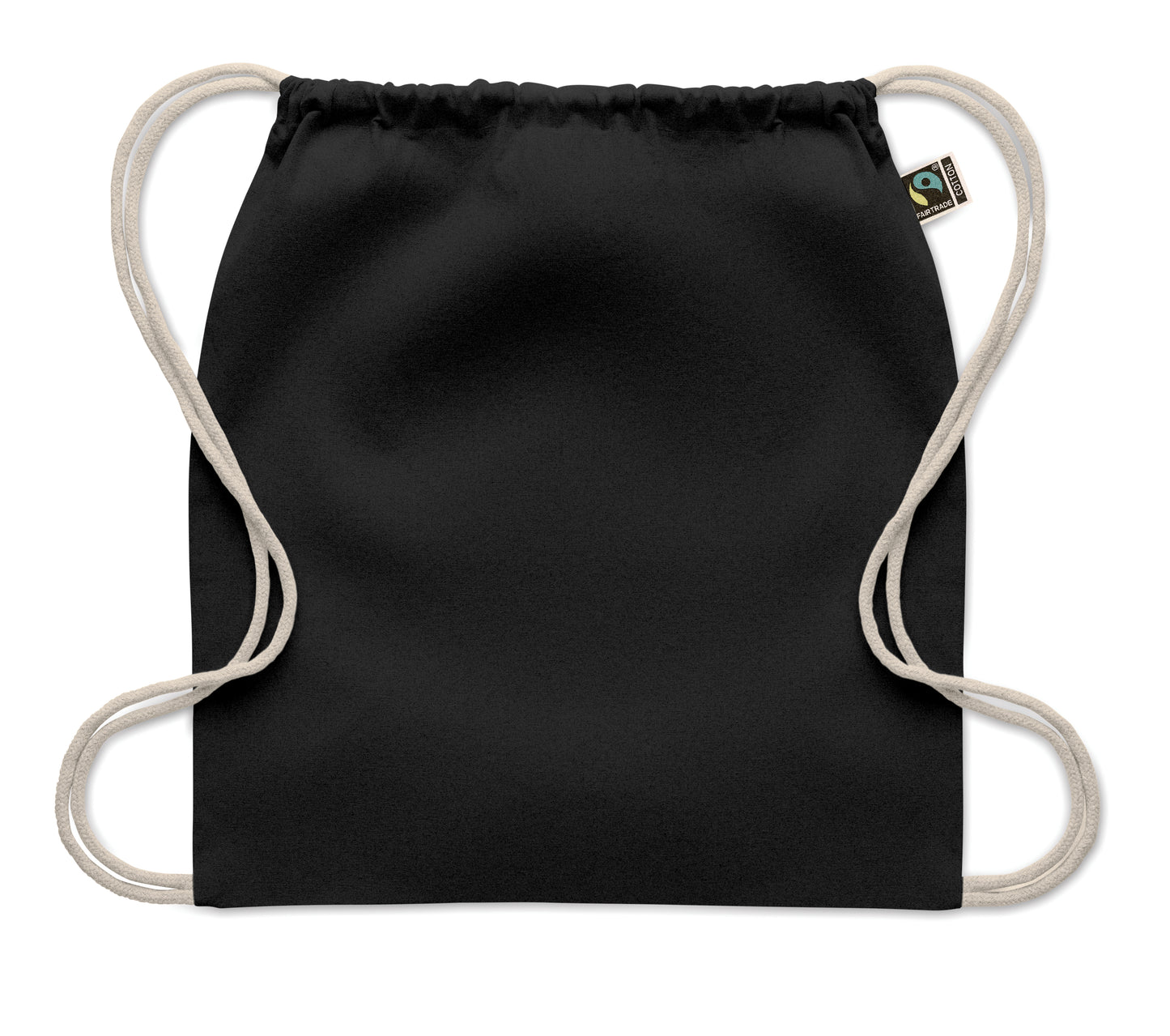 Beutel mit Kordelzug aus Fairtrade-Baumwolle 180 g/m².