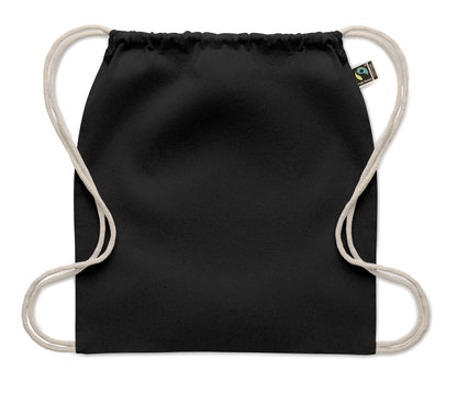 Beutel mit Kordelzug aus Fairtrade-Baumwolle 180 g/m².