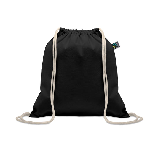 Beutel mit Kordelzug aus Fairtrade-Baumwolle 180 g/m².
