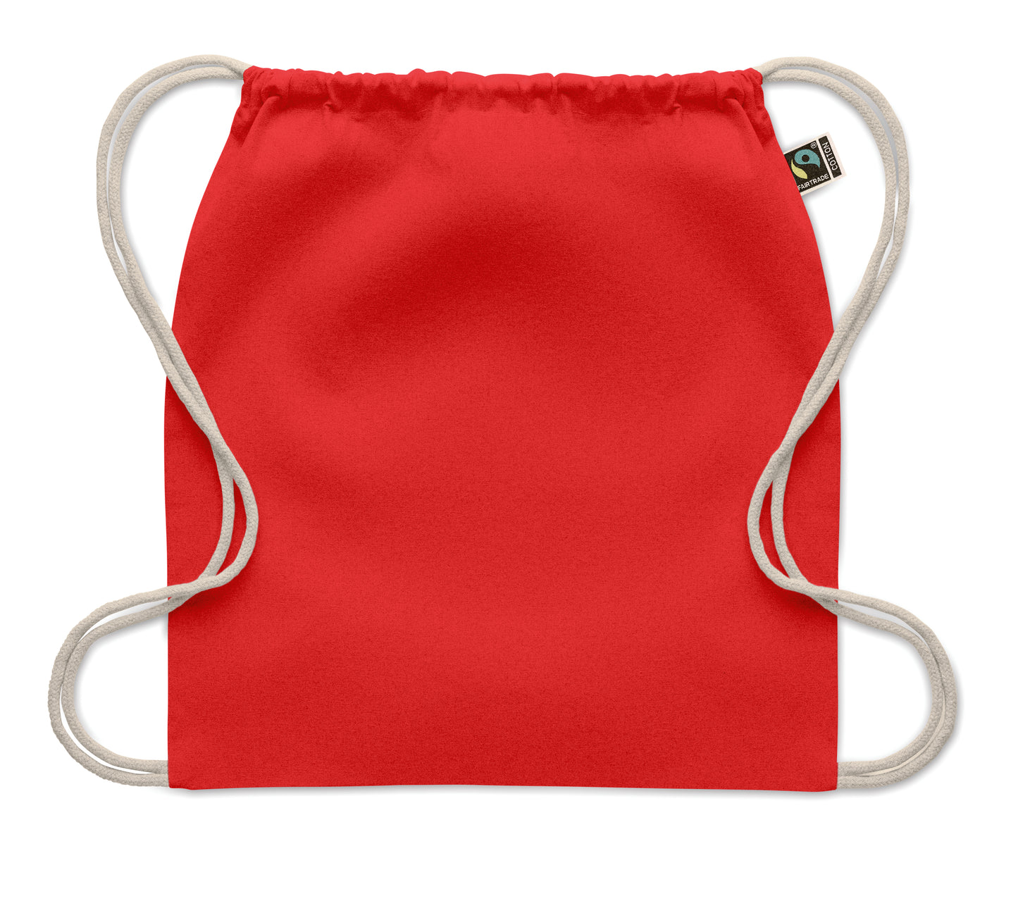 Beutel mit Kordelzug aus Fairtrade-Baumwolle 180 g/m².